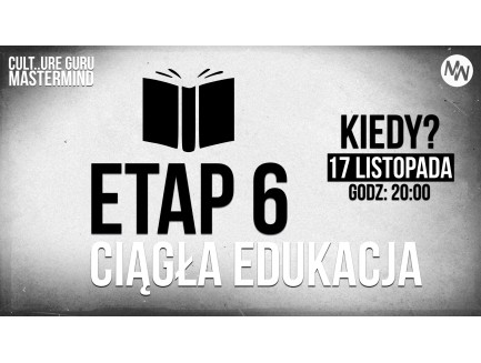 Webinar Culture Guru - ETAP 6 "Ciągła Edukacja"