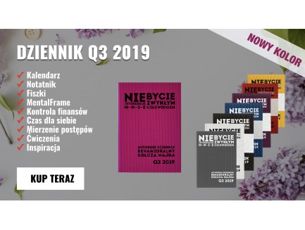 Przedsprzedaż - Dziennik Behawioralny Kołcza Majka - Q3 2019
