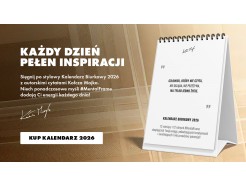 12-miesięczny kalendarz biurkowy #MentalFrame od Kołcza Majka na rok 2026
